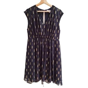 Collective Concepts For Pea In Pod Maternity Dress with Gold Detail, Size Large